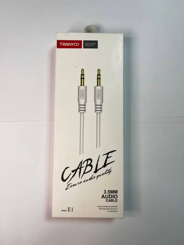 Кабель Tranyoo Jack 3.5 mm audio cable Белый 