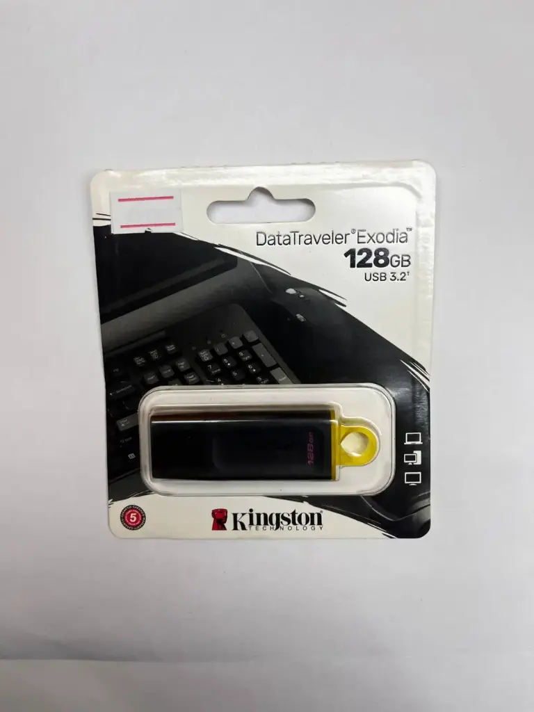 USB-флеш (USB 3.2) 128GB Kingston DataTraveler Exodia Onyx Черный