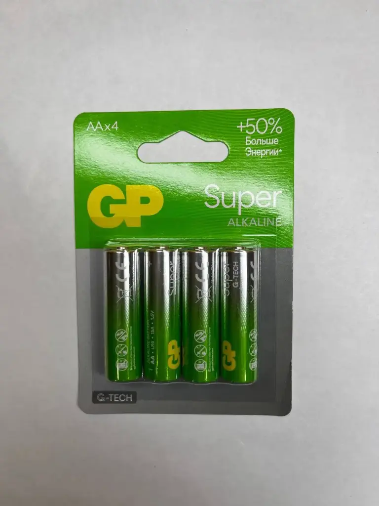 Батарейка AA LR6 GP Super Alkaline 1.5V 1 шт.