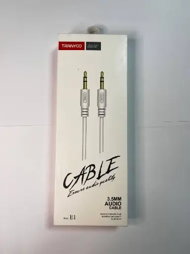 Кабель Tranyoo Jack 3.5 mm audio cable Белый 