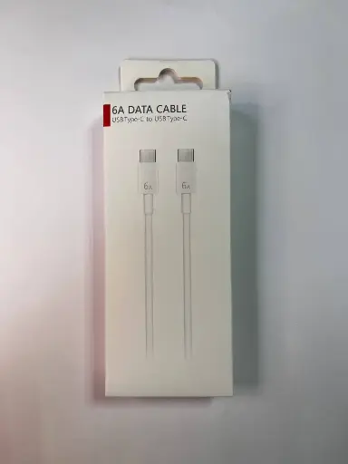 Кабель Type-C - Type-C Huawei 6A DATA Cable Белый 