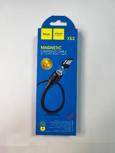 Кабель USB - Type-C Hoco Magnetic X52 (2.4А) Черный