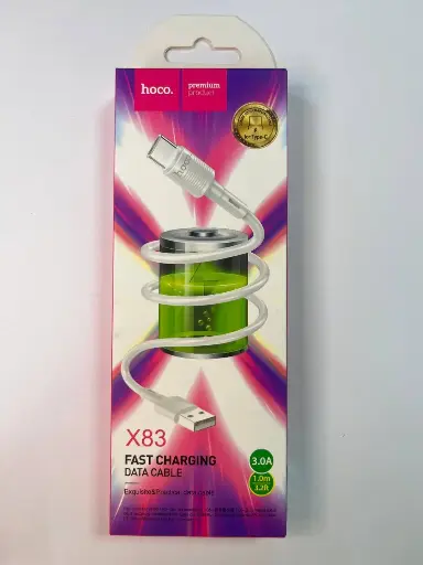Кабель USB - Type-C Hoco X83 (2.4A) Белый 