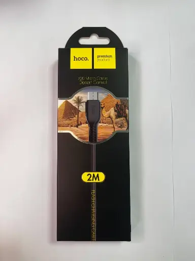 Кабель Hoco Micro Cable Desert Camel USB - Micro-USB Hoco X20 2m Черный 