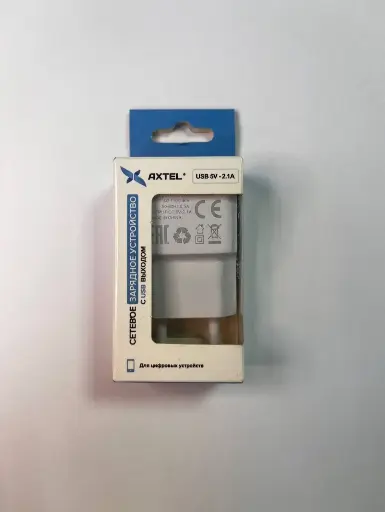 Сетевое зарядное устройство AXTEL 5V/2.1A 