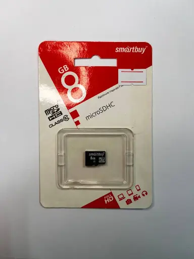 Карта памяти MicroSDHC 8GB Class 10 Smartbuy  