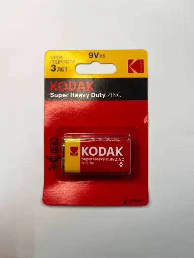 Батарейка "Крона" 6F22 Kodak 9V