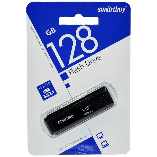 USB-флеш (USB 3.0) 128GB Smartbuy Fashion Черный