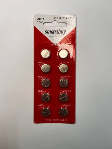 Батарейка AG13/LR1154/LR44/357 SmartBuy Alkaline 1.5V 1 шт.
