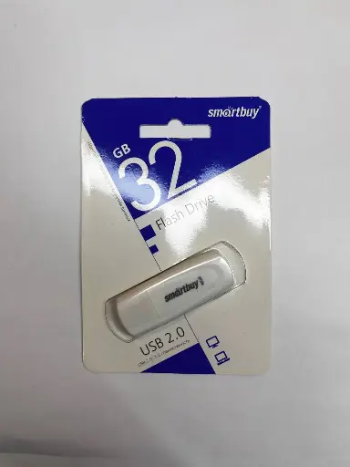USB-флеш (USB 2.0) 32GB Smartbuy Scout Белый