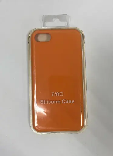 Чехол для Iphone 7/8/SE silicon оранжевый