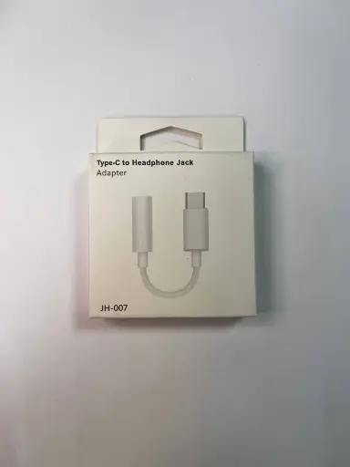 Адаптер Type-C - to Headphone Jack JH-007 Белый