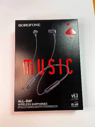 Беспроводные наушники Bluetooth V5.3 Borofone BE58 (Вакуумные) Черный